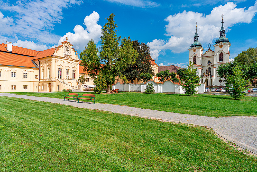 Rehabilitace fasád kláštera Premonstrátů v Želivě