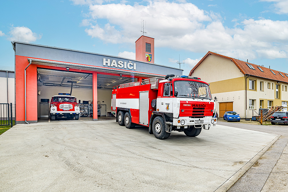 Rekonstrukce objektu požární zbrojnice Hrdějovice