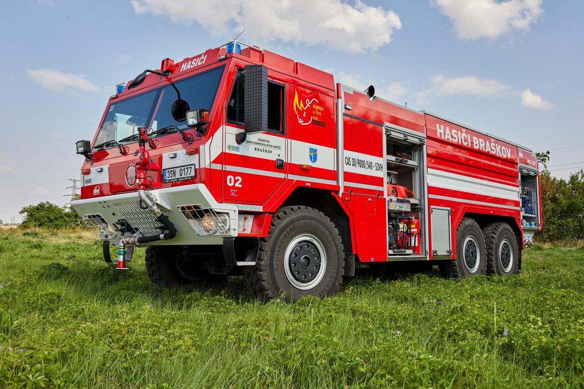 NÁKUP VELKOKAPACITNÍ POŽÁRNÍ CISTERNY PRO JEDNOTKU SDH BRAŠKOV