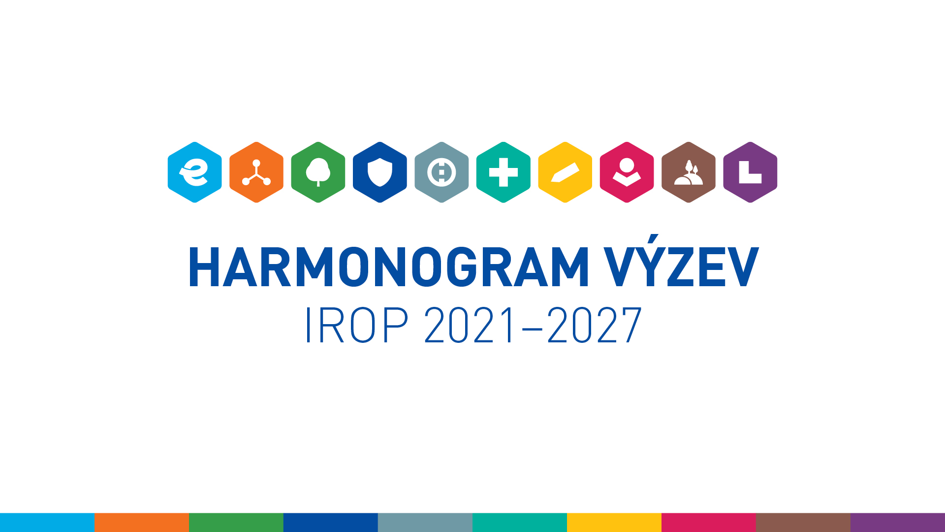 Harmonogram výzev IROP 2014-2020 na rok 2023 a Harmonogramy výzev IROP 2021-2027 na roky 2022, 2023 a 2024