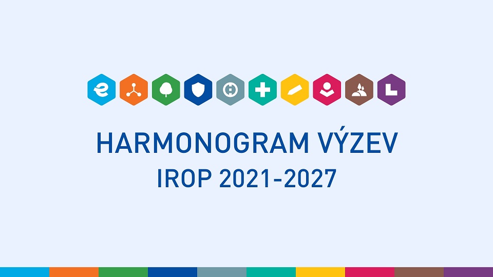 Harmonogram výzev IROP 2014-2020 na rok 2022 a Harmonogramy výzev IROP 2021-2027 na roky 2022 a 2023